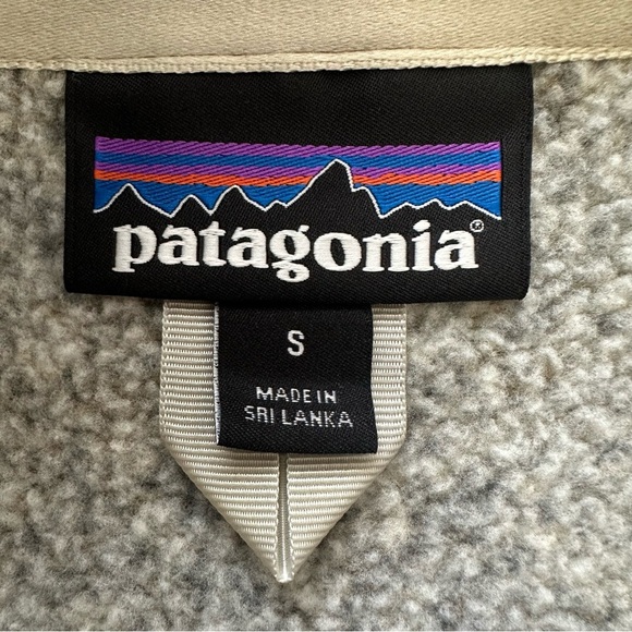 Patagonia Jacket Women's Better Sweater 1/4-Zip Fleece Pullover Pelican Sz S - Picture 8 of 12